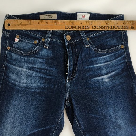 Ag Adriano Goldschmied HARPER Essential Straight Jeans 26 - Picture 6 of 8